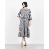 Zelal/モトマチゼラール 元町ゼラール 大人ギンガムアンサンブルフレアワンピ/508337541