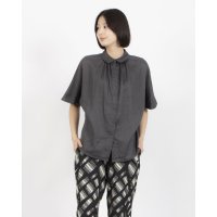 Zelal/モトマチゼラール 元町ゼラール フレンチリネンギャザーデザイン2WAYシャツ/508337563