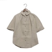 Zelal/モトマチゼラール 元町ゼラール フレンチリネンギャザーデザイン2WAYシャツ/508337563