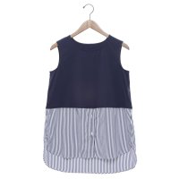Zelal/モトマチゼラール 元町ゼラール 裾シャツデザインドッキングタンクトップ/508337586