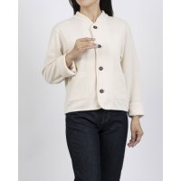 Zelal/モトマチゼラール 元町ゼラール オーストラリアウールコットンスタンドネックジャケット/508337598