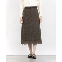 Zelal/モトマチゼラール 元町ゼラール 総レースミモレ丈スカート/508337607