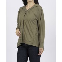 Zelal/モトマチゼラール 元町ゼラール ドライレーヨンバックフレアパーカー/508337633