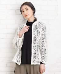 sabstreet my standard/クロシェ風ブロックレースシャツ/508337639