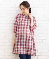 sabstreet my standard/ワッシャーチェックチュニック/508337677