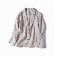 fall－in＆co/フォーリン アンド コー fall－in&co 持つべきは本格派 リネン100％ テーラード二釦ジャケット 210903－1/508337678
