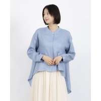 fall－in＆co/フォーリン アンド コー fall－in&co ゆるっと おしゃれなシャツブラウス 長袖 夏の日焼止めにも 孔雀青 220402－5/508337687