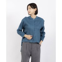 fall－in＆co/フォーリン アンド コー fall－in&co ゆるっと おしゃれなシャツブラウス 長袖 夏の日焼止めにも 孔雀青 220402－5/508337687