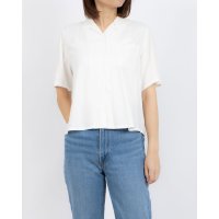 fall－in＆co/フォーリン アンド コー fall－in&co この着心地の良さは毎日手に取って欲しい コットンリネン開襟ブラウス 薄緑色 220511－5/508337695