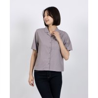 fall－in＆co/フォーリン アンド コー fall－in&co この着心地の良さは毎日手に取って欲しい コットンリネン開襟ブラウス 薄緑色 220511－5/508337695