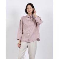 fall－in＆co/フォーリン アンド コー fall－in&co 大人の抜け感と可愛さ叶えるリネン ブラウス 日除けにも活躍可能 リネン100％ 薄藤色 230503－1/508337704