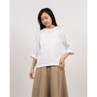 fall－in＆co/フォーリン アンド コー fall－in&co 目を惹く大人可愛いリネンブラウス フリル襟 前後着用可能 2WAYブラウス 薄い緑色230609－3/508337709