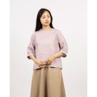 fall－in＆co/フォーリン アンド コー fall－in&co 目を惹く大人可愛いリネンブラウス フリル襟 前後着用可能 2WAYブラウス 薄い緑色230609－3/508337709