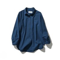 fall－in＆co/フォーリン アンド コー fall－in&co ラフな大人の着こなし 長袖シャツ コットン100％ 紺色 230901－6/508337712