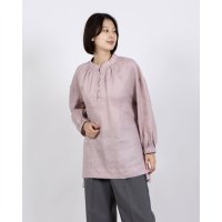 fall－in＆co/フォーリン アンド コー fall－in&co ナチュラルな風合いのリネン チュニック ベルキーリネン使用 ブラック 240311－6/508337718