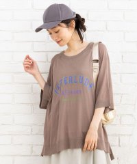 sabstreet my standard/サブストリート マイスタンダード sabstreet my standard 【大きいサイズ】 9号・15号(M・3L) FONTLAB シアーロゴニット/508337719