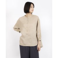 fall－in＆co/フォーリン アンド コー fall－in&co きれいな落ち感とニュアンスのある風合いが楽しめるブラウス リネン100％ 暗い橙色 240322－4/508337725