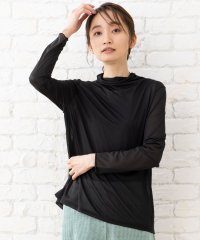 sabstreet my standard/シアーハイネックカットソー/508337726