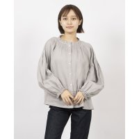 fall－in＆co/フォーリン アンド コー fall－in&co 大人の抜け感と可愛さ叶える リネンブラウス リネン100％ 紺色 240408－4/508337730