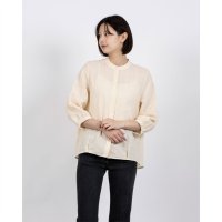 fall－in＆co/フォーリン アンド コー fall－in&co ナチュラルな風合いを持つ、上質な麻生地で仕立てたブラウス 七分袖ブラウス 薄いピンク240503－4/508337733