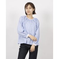 fall－in＆co/フォーリン アンド コー fall－in&co 表情豊かなコットンジャガード生地ブラウス レース付き 長袖ブラウス 240505－1/508337734
