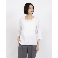 fall－in＆co/フォーリン アンド コー fall－in&co さらりと着心地よい、リネンブラウス 7分袖 ブラック 240517－6/508337738