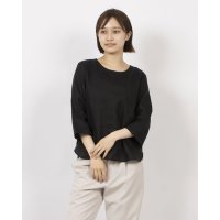 fall－in＆co/フォーリン アンド コー fall－in&co さらりと着心地よい、リネンブラウス 7分袖 ブラック 240517－6/508337738