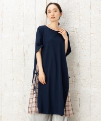 sabstreet my standard/【web限定】サイドチェックワンピース/508337764