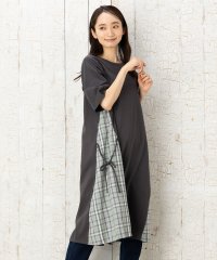 sabstreet my standard/【web限定】サイドチェックワンピース/508337764