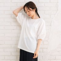 sabstreet my standard/【web限定】レースバルーンスリーブカットソー/508337776