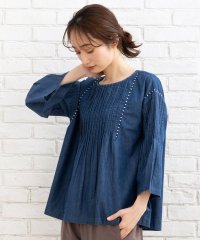 sabstreet my standard/INDESIGNラインエンブロイダリーデニムブラウス/508337787