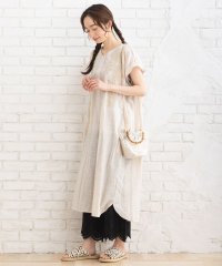 sabstreet my standard/サブストリート マイスタンダード sabstreet my standard 【大きいサイズ】 15号(3L) ストライプ×フラワーエンブロイダリーワンピース/508337830