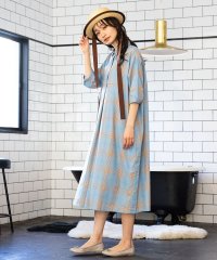 sabstreet my standard/サブストリート マイスタンダード sabstreet my standard 【大きいサイズ】 9号・15号(M・3L) トーンオントーンチェックワンピース/508337832