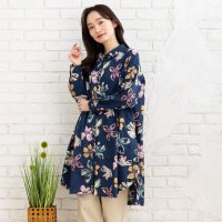 sabstreet my standard/サブストリート マイスタンダード sabstreet my standard 【大きいサイズ】 15号(3L) ペイントフラワープリントチュニック/508337841