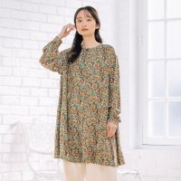 sabstreet my standard/サブストリート マイスタンダード sabstreet my standard 【大きいサイズ】 9号・15号(M・3L) フラワープリントチュニック/508337846