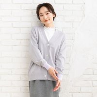 sabstreet my standard/FONTLAB 袖口配色Vカーディガン/508337852