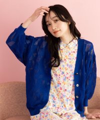 sabstreet my standard/サブストリート マイスタンダード sabstreet my standard 【大きいサイズ】 9号・15号(M・3L) パターンMIX透かし柄カーディガン/508337855