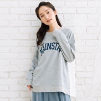 sabstreet my standard/FONTLAB カレッジロゴシャツコンビスウェット/508337863
