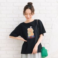 sabstreet my standard/サブストリート マイスタンダード sabstreet my standard 【大きいサイズ】 9号・15号(M・3L) トロンプルイユフルーツTシャツ/508337874