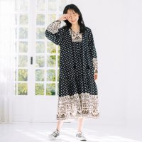 sabstreet my standard/サブストリート マイスタンダード sabstreet my standard 【大きいサイズ】 9号・15号(M・3L) INDESIGN ボタニカルMIXプリ/508337934