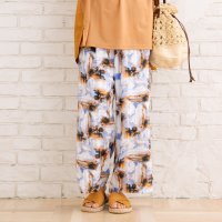 sabstreet my standard/【web限定】総柄プリントイージーパンツ/508337972