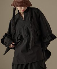 Fashion Letter/ファッションレター Fashion Letter 水陸両用 フリルデザイン ラッシュガード ブラウス/508340786