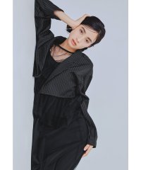 niana/ニアナ niana フローリッシュブラウスセットアップドレス 3点セット ショート丈ジャケット キャミワンピース シアートップス 結婚式 成人式 二次会 同窓会/508340793