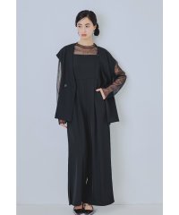 niana/ニアナ niana マニッシュベストセットアップ 3点セット ベスト パンツドレス オールインワン シアー トップス ストライプ 結婚式 成人式 二次会 同窓会/508340795