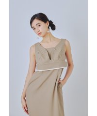 niana/ニアナ niana シズクビジュービスチェドレス 2点セット ノースリーブワンピース 結婚式 二次会 同窓会 成人式 お呼ばれワンピース パーティードレス オケ/508340802