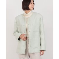 LOEUVRE/ルエブル LOEUVRE Oversized tweed jacket － 00/508340821