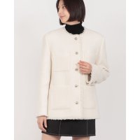 LOEUVRE/ルエブル LOEUVRE Oversized tweed jacket － 00/508340822
