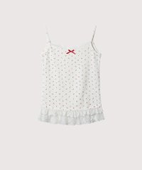 LA POMME petit/ラポミ プチ LA POMME petit Lace Piping Cherry Motif Cami/508340856