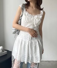 Jewelobe/ジュエローブ Jewelobe コットンレースコルセットディテールチュニック/508340870