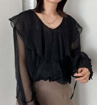 DOUX ARCHIVES /ドゥ アルシーヴ DOUX ARCHIVES シアードットフリルブラウス/508340912